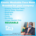 BRANDED Elastic Washable Face Mask