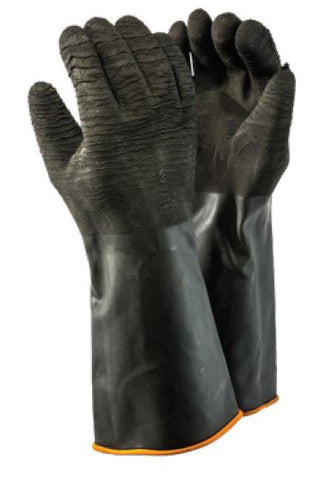 INDUSTRIAL RUBBER ROUGH GLOVES - H2-40