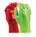HEAVY DUTY PVC HI-VIZ RED/GREEN WRIST GLOVES